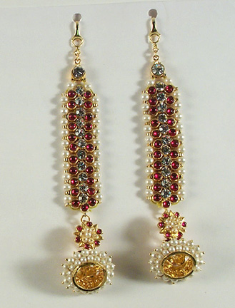 Imitation Temple Sets - Mattle with earrings